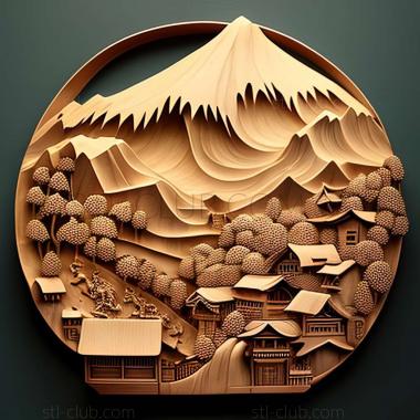 3D model Minamishimabara in Japan (STL)